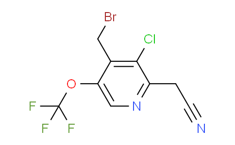 AM56711 | 1806146-26-8 | 4-(Bromomethyl)-3-chloro-5-(trifluoromethoxy)pyridine-2-acetonitrile