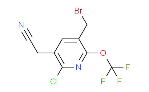 AM56715 | 1804795-97-8 | 3-(Bromomethyl)-6-chloro-2-(trifluoromethoxy)pyridine-5-acetonitrile