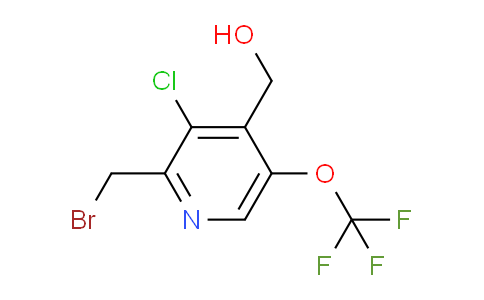 2-(Bromomethyl)-3-chloro-5-(trifluoromethoxy)pyridine-4-methanol