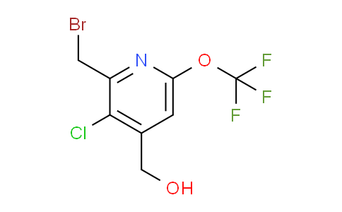 2-(Bromomethyl)-3-chloro-6-(trifluoromethoxy)pyridine-4-methanol