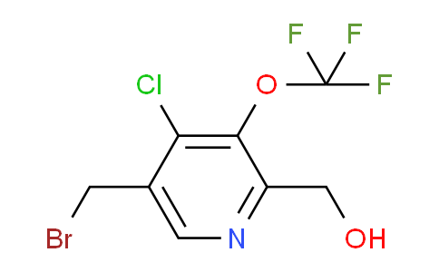 5-(Bromomethyl)-4-chloro-3-(trifluoromethoxy)pyridine-2-methanol