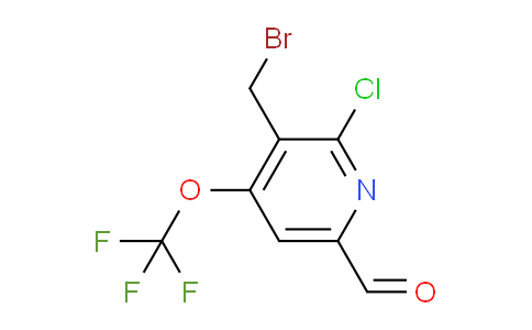 AM56752 | 1804005-58-0 | 3-(Bromomethyl)-2-chloro-4-(trifluoromethoxy)pyridine-6-carboxaldehyde