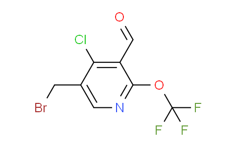 AM56759 | 1806226-55-0 | 5-(Bromomethyl)-4-chloro-2-(trifluoromethoxy)pyridine-3-carboxaldehyde