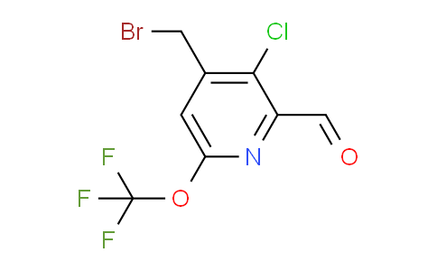 AM56772 | 1806242-46-5 | 4-(Bromomethyl)-3-chloro-6-(trifluoromethoxy)pyridine-2-carboxaldehyde