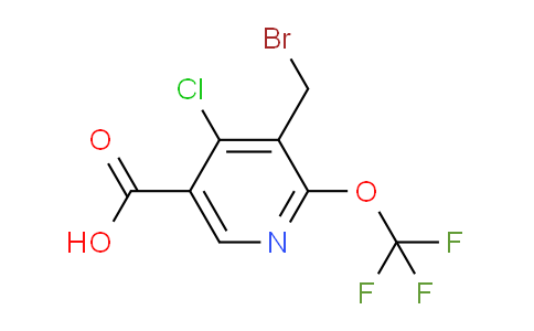 AM56799 | 1806147-30-7 | 3-(Bromomethyl)-4-chloro-2-(trifluoromethoxy)pyridine-5-carboxylic acid