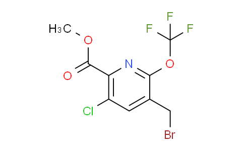 AM56830 | 1806147-73-8 | Methyl 3-(bromomethyl)-5-chloro-2-(trifluoromethoxy)pyridine-6-carboxylate