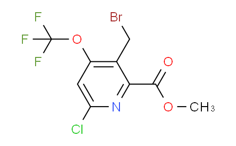 AM56836 | 1804700-56-8 | Methyl 3-(bromomethyl)-6-chloro-4-(trifluoromethoxy)pyridine-2-carboxylate