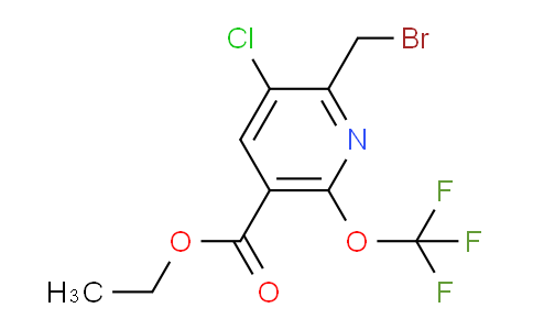 AM56840 | 1804620-45-8 | Ethyl 2-(bromomethyl)-3-chloro-6-(trifluoromethoxy)pyridine-5-carboxylate
