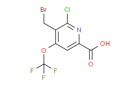 AM56844 | 1804620-36-7 | 3-(Bromomethyl)-2-chloro-4-(trifluoromethoxy)pyridine-6-carboxylic acid