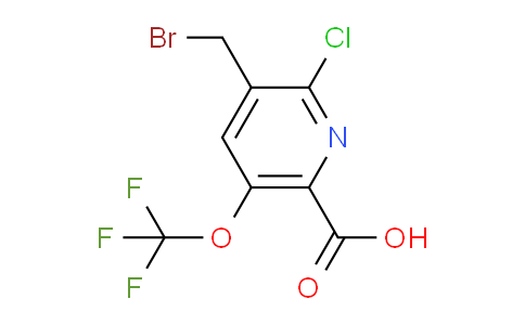 AM56847 | 1804319-07-0 | 3-(Bromomethyl)-2-chloro-5-(trifluoromethoxy)pyridine-6-carboxylic acid
