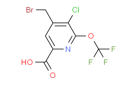 AM56861 | 1806147-59-0 | 4-(Bromomethyl)-3-chloro-2-(trifluoromethoxy)pyridine-6-carboxylic acid