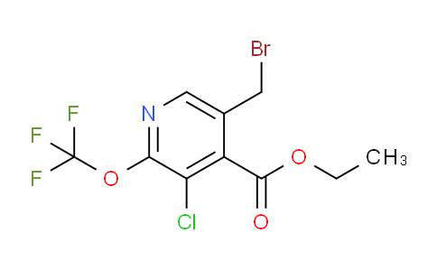 AM56868 | 1804620-74-3 | Ethyl 5-(bromomethyl)-3-chloro-2-(trifluoromethoxy)pyridine-4-carboxylate