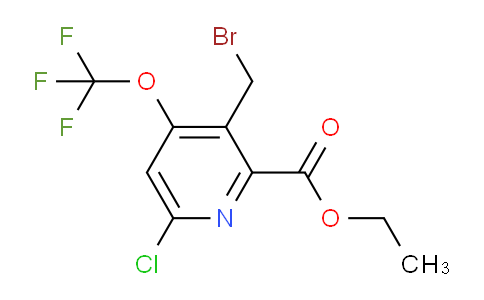AM56878 | 1804320-16-8 | Ethyl 3-(bromomethyl)-6-chloro-4-(trifluoromethoxy)pyridine-2-carboxylate