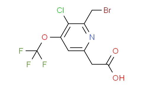 AM56881 | 1804555-21-2 | 2-(Bromomethyl)-3-chloro-4-(trifluoromethoxy)pyridine-6-acetic acid