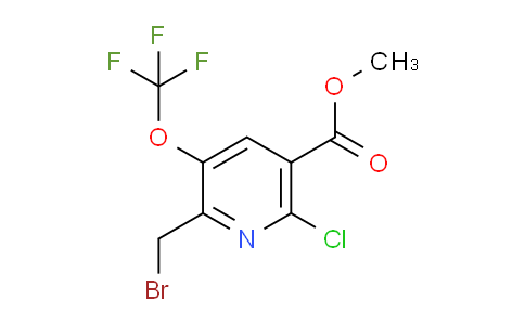 AM56883 | 1804319-54-7 | Methyl 2-(bromomethyl)-6-chloro-3-(trifluoromethoxy)pyridine-5-carboxylate
