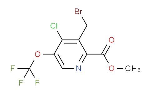 AM56895 | 1806243-44-6 | Methyl 3-(bromomethyl)-4-chloro-5-(trifluoromethoxy)pyridine-2-carboxylate