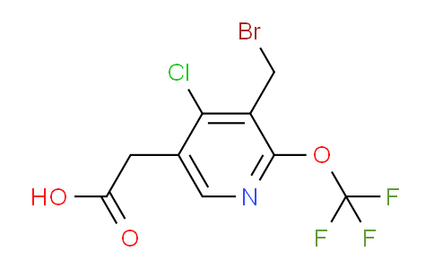 AM56905 | 1805932-04-0 | 3-(Bromomethyl)-4-chloro-2-(trifluoromethoxy)pyridine-5-acetic acid