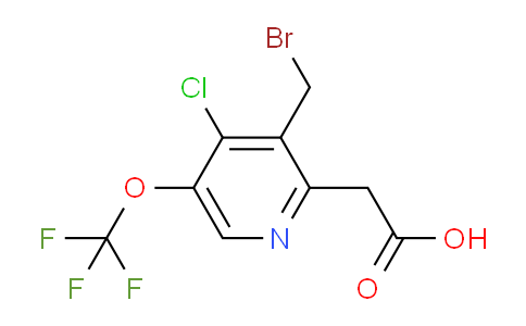 AM56906 | 1804799-07-2 | 3-(Bromomethyl)-4-chloro-5-(trifluoromethoxy)pyridine-2-acetic acid