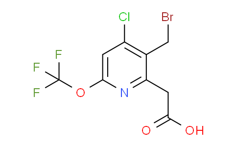 AM56907 | 1806103-42-3 | 3-(Bromomethyl)-4-chloro-6-(trifluoromethoxy)pyridine-2-acetic acid
