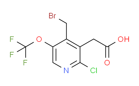 AM56911 | 1804555-91-6 | 4-(Bromomethyl)-2-chloro-5-(trifluoromethoxy)pyridine-3-acetic acid