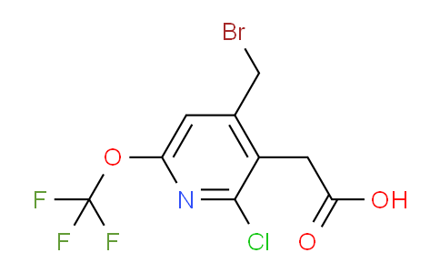 AM56912 | 1803699-47-9 | 4-(Bromomethyl)-2-chloro-6-(trifluoromethoxy)pyridine-3-acetic acid