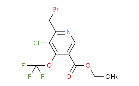 AM56917 | 1804006-40-3 | Ethyl 2-(bromomethyl)-3-chloro-4-(trifluoromethoxy)pyridine-5-carboxylate