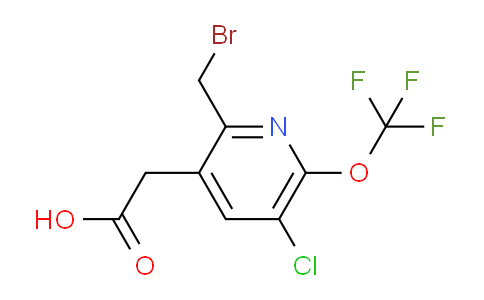 AM56943 | 1806148-36-6 | 2-(Bromomethyl)-5-chloro-6-(trifluoromethoxy)pyridine-3-acetic acid
