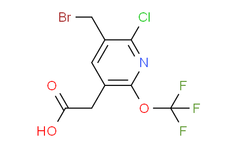 AM56947 | 1803699-45-7 | 3-(Bromomethyl)-2-chloro-6-(trifluoromethoxy)pyridine-5-acetic acid