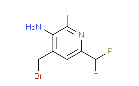 AM56969 | 1805363-58-9 | 3-Amino-4-(bromomethyl)-6-(difluoromethyl)-2-iodopyridine
