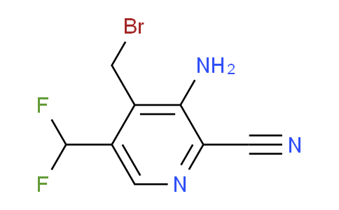 AM56977 | 1806794-41-1 | 3-Amino-4-(bromomethyl)-2-cyano-5-(difluoromethyl)pyridine