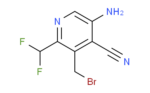 AM56980 | 1806841-55-3 | 5-Amino-3-(bromomethyl)-4-cyano-2-(difluoromethyl)pyridine