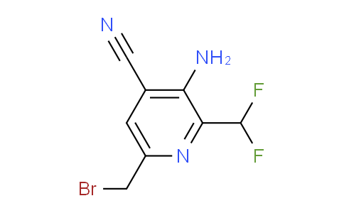 AM56986 | 1805058-91-6 | 3-Amino-6-(bromomethyl)-4-cyano-2-(difluoromethyl)pyridine