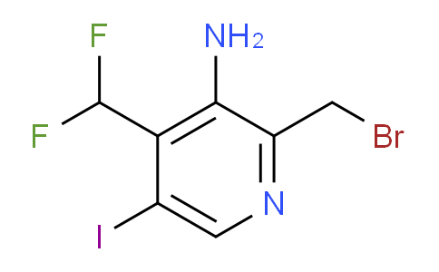 AM56987 | 1806886-47-4 | 3-Amino-2-(bromomethyl)-4-(difluoromethyl)-5-iodopyridine