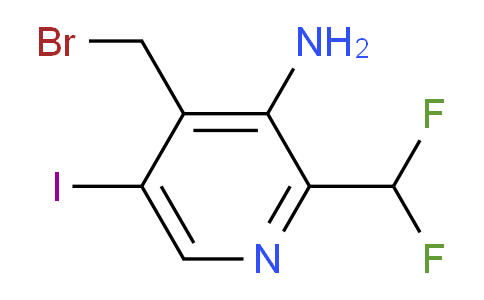 AM56988 | 1806893-30-0 | 3-Amino-4-(bromomethyl)-2-(difluoromethyl)-5-iodopyridine