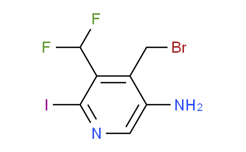 5-Amino-4-(bromomethyl)-3-(difluoromethyl)-2-iodopyridine