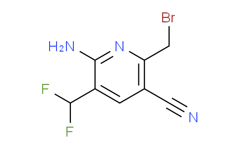 2-Amino-6-(bromomethyl)-5-cyano-3-(difluoromethyl)pyridine