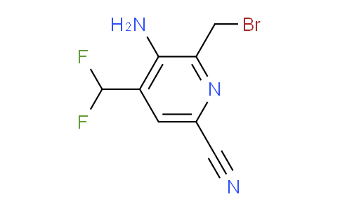 AM56993 | 1805058-82-5 | 3-Amino-2-(bromomethyl)-6-cyano-4-(difluoromethyl)pyridine