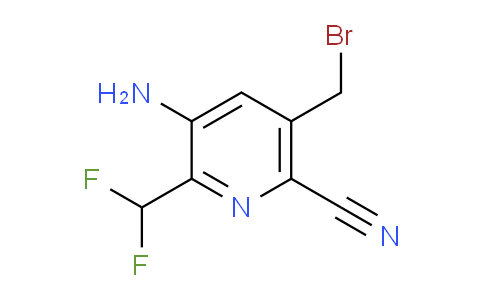 AM56995 | 1804699-75-9 | 3-Amino-5-(bromomethyl)-6-cyano-2-(difluoromethyl)pyridine