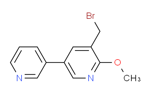 3-Bromomethyl-2-methoxy-5-(pyridin-3-yl)pyridine