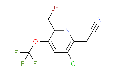 AM57000 | 1804326-65-5 | 2-(Bromomethyl)-5-chloro-3-(trifluoromethoxy)pyridine-6-acetonitrile