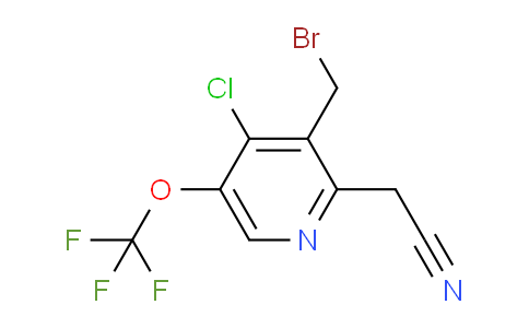 AM57006 | 1803996-35-1 | 3-(Bromomethyl)-4-chloro-5-(trifluoromethoxy)pyridine-2-acetonitrile
