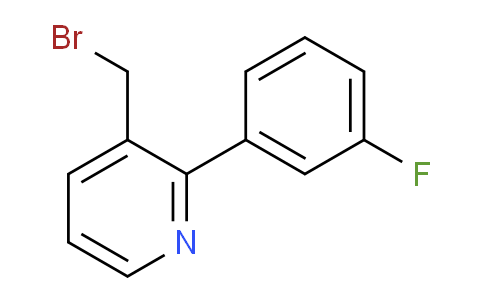 3-Bromomethyl-2-(3-fluorophenyl)pyridine