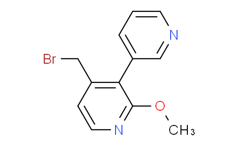 4-Bromomethyl-2-methoxy-3-(pyridin-3-yl)pyridine