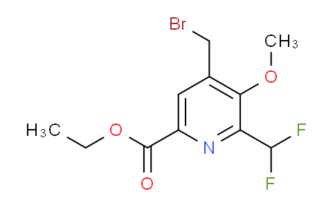 AM57067 | 1361909-71-8 | Ethyl 4-(bromomethyl)-2-(difluoromethyl)-3-methoxypyridine-6-carboxylate