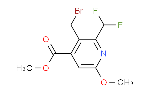 AM57075 | 1361871-27-3 | Methyl 3-(bromomethyl)-2-(difluoromethyl)-6-methoxypyridine-4-carboxylate