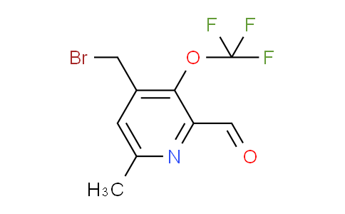 AM57094 | 1361919-76-7 | 4-(Bromomethyl)-6-methyl-3-(trifluoromethoxy)pyridine-2-carboxaldehyde