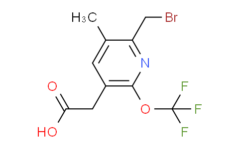 AM57101 | 1361755-21-6 | 2-(Bromomethyl)-3-methyl-6-(trifluoromethoxy)pyridine-5-acetic acid