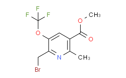 AM57105 | 1361852-46-1 | Methyl 2-(bromomethyl)-6-methyl-3-(trifluoromethoxy)pyridine-5-carboxylate