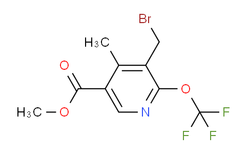 AM57106 | 1361734-67-9 | Methyl 3-(bromomethyl)-4-methyl-2-(trifluoromethoxy)pyridine-5-carboxylate