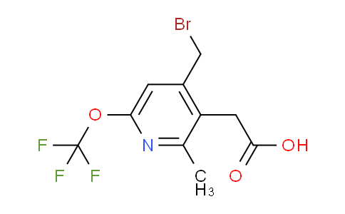 AM57107 | 1361872-80-1 | 4-(Bromomethyl)-2-methyl-6-(trifluoromethoxy)pyridine-3-acetic acid